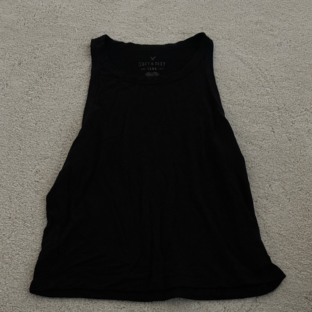 American Eagle Outfitters Black Tank Top
